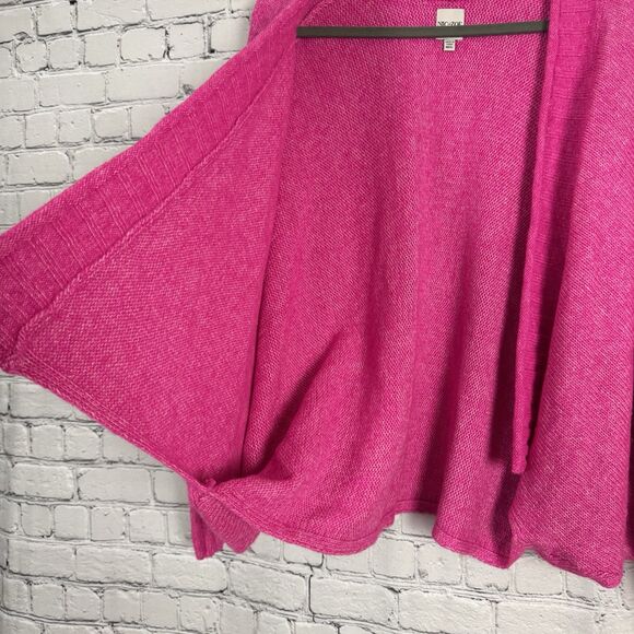 Nic and Zoe Cozy Crush Cardigan Womens Size M/L in Pink Orchid Petal Lagenlook - Picture 9 of 16